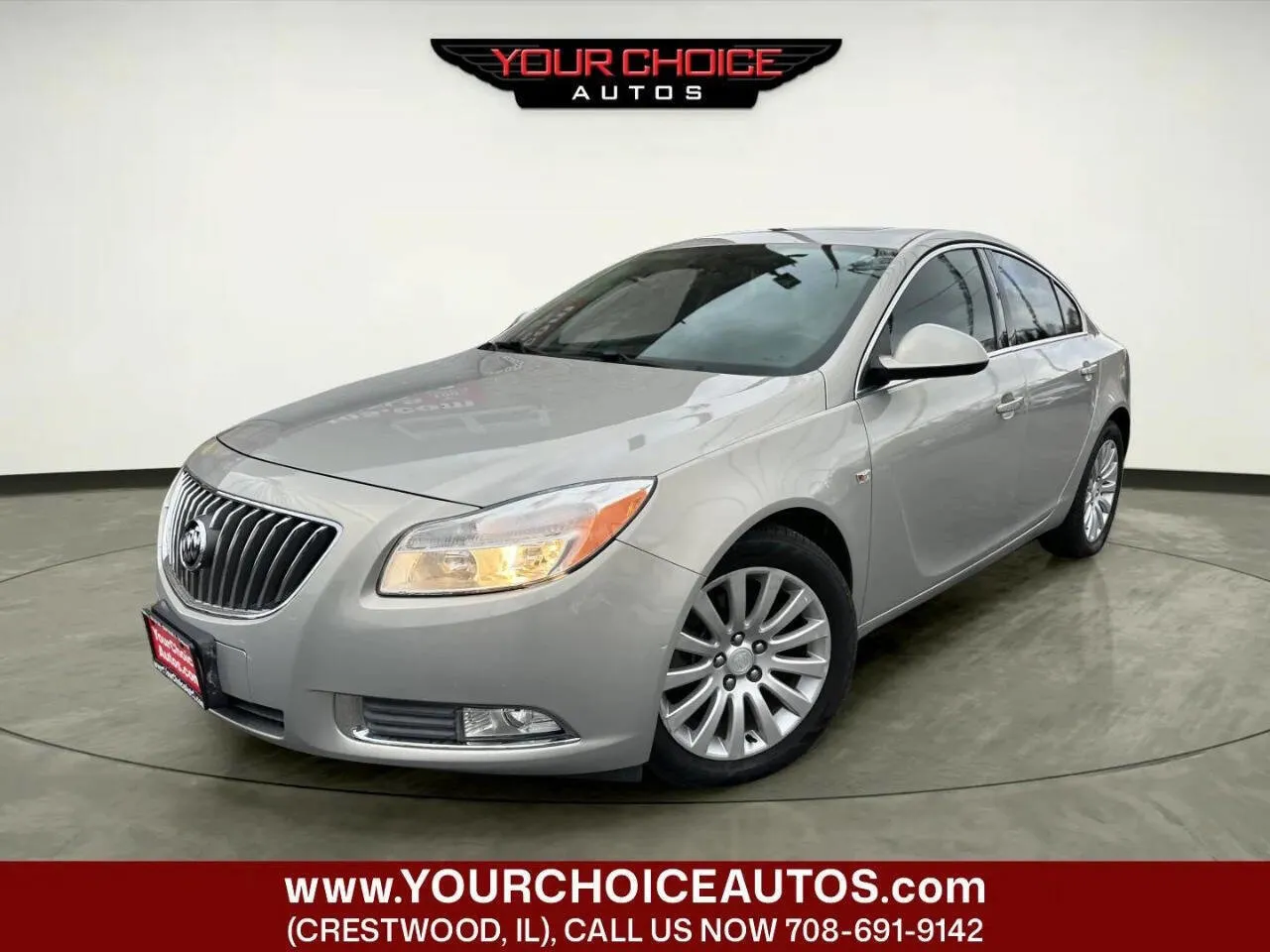 Beige 2011 Buick Regal CXL Turbo TO2 for sale in Crestwood, IL