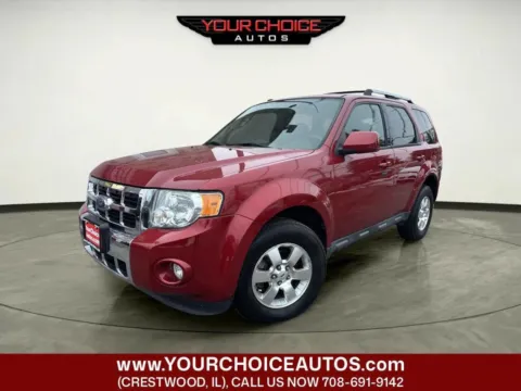 Red 2011 Ford Escape Limited for sale in Crestwood, IL