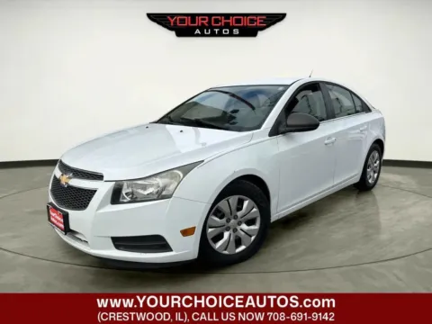 White 2012 Chevrolet Cruze LS for sale in Crestwood, IL