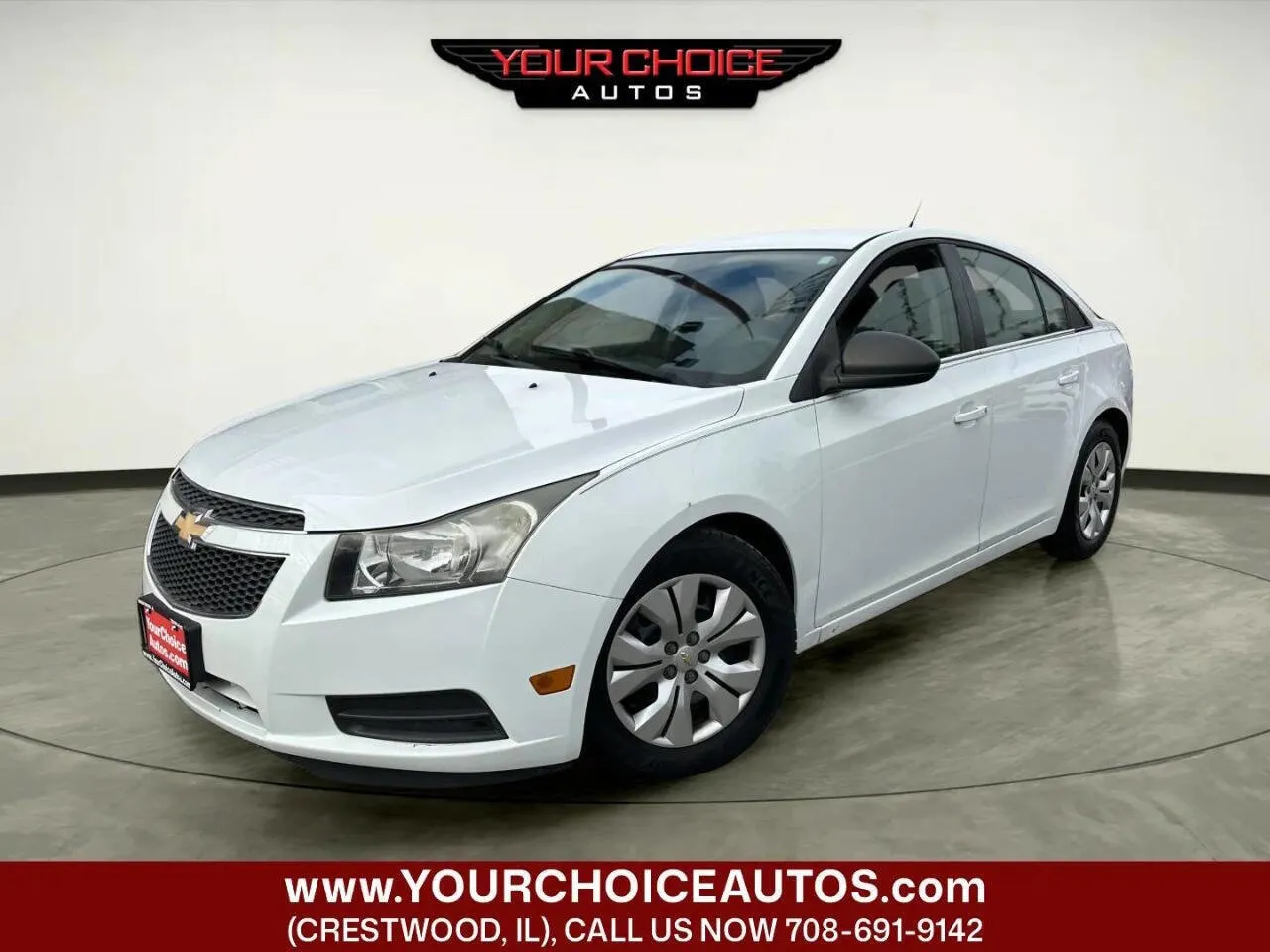 White 2012 Chevrolet Cruze LS for sale in Crestwood, IL