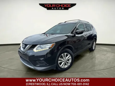 Black 2014 Nissan Rogue SV for sale in Crestwood, IL
