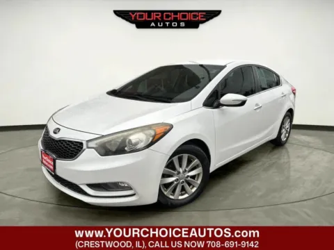 White 2015 Kia Forte EX for sale in Crestwood, IL