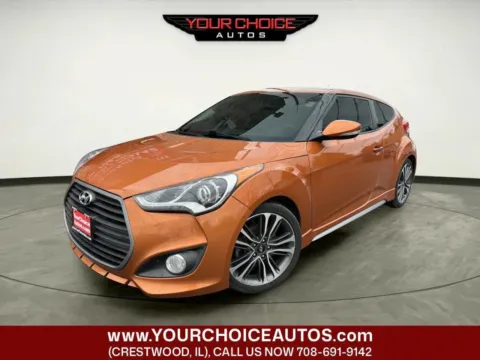 Orange 2016 Hyundai Veloster Turbo for sale in Crestwood, IL
