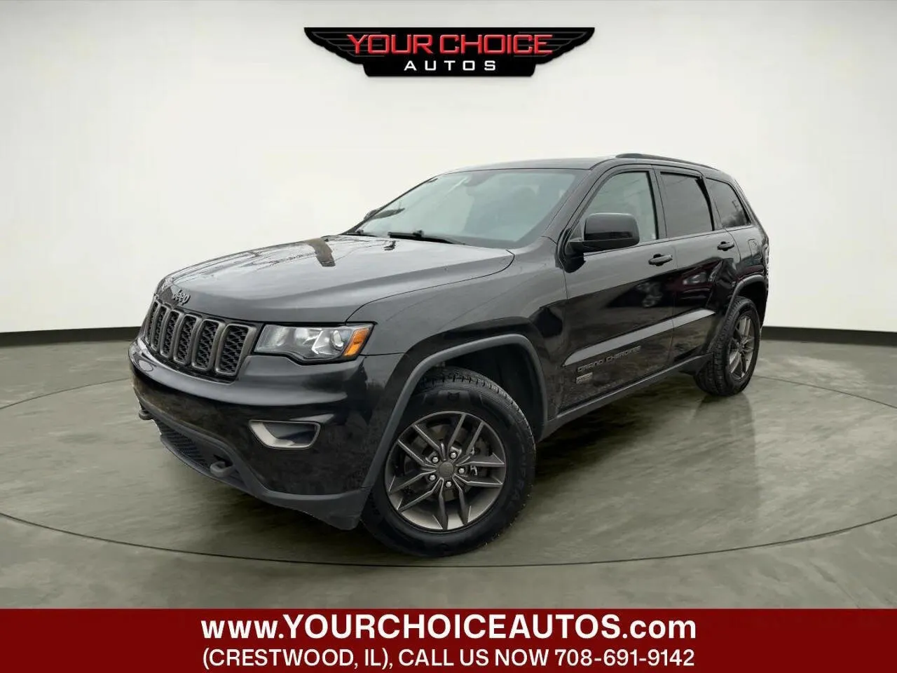 Black 2016 Jeep Grand Cherokee 75th Anniversary for sale in Crestwood, IL