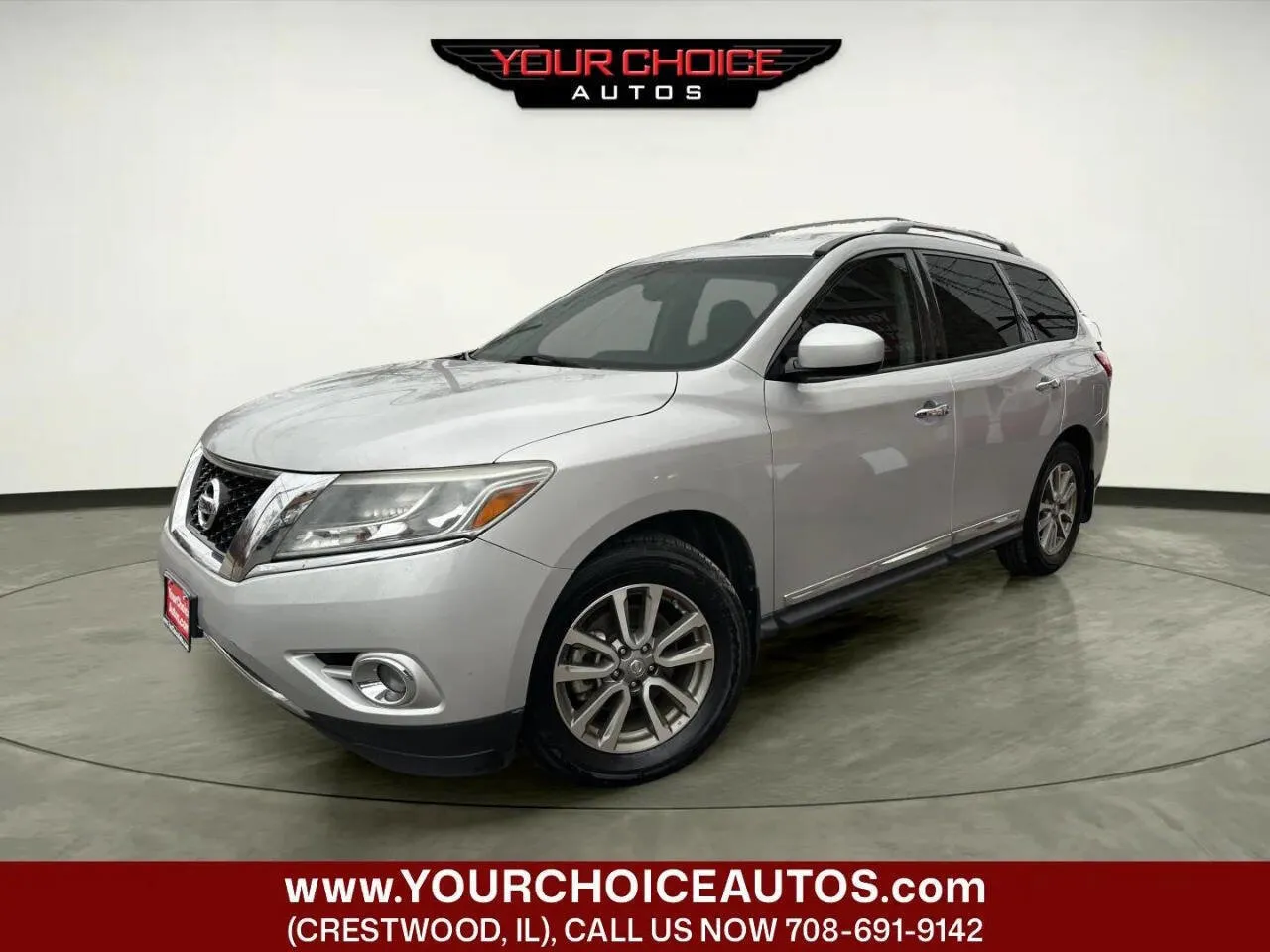 Silver 2014 Nissan Pathfinder SL for sale in Crestwood, IL