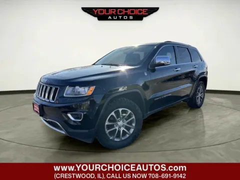 Black 2014 Jeep Grand Cherokee Limited for sale in Crestwood, IL