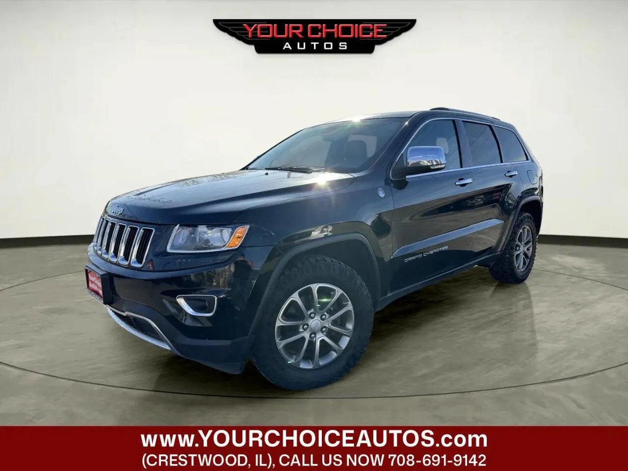 Black 2014 Jeep Grand Cherokee Limited for sale in Crestwood, IL