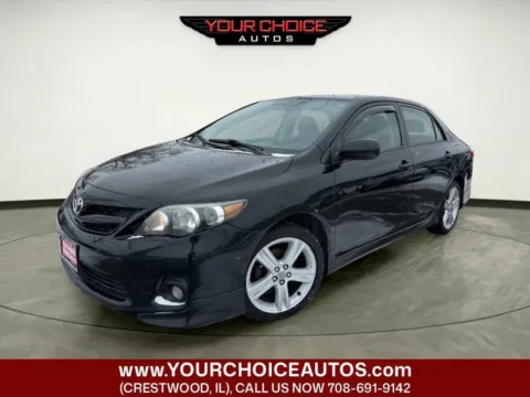 Black 2013 Toyota Corolla S Special Edition 4dr Sedan for sale in Crestwood, IL