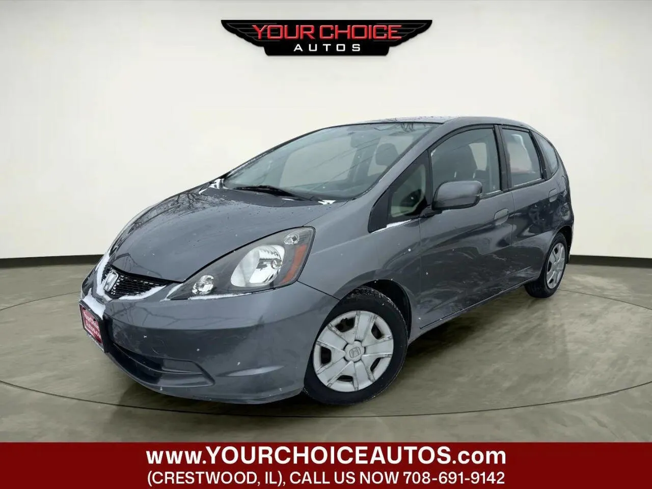 Gray 2012 Honda Fit Base 4dr Hatchback 5A for sale in Crestwood, IL