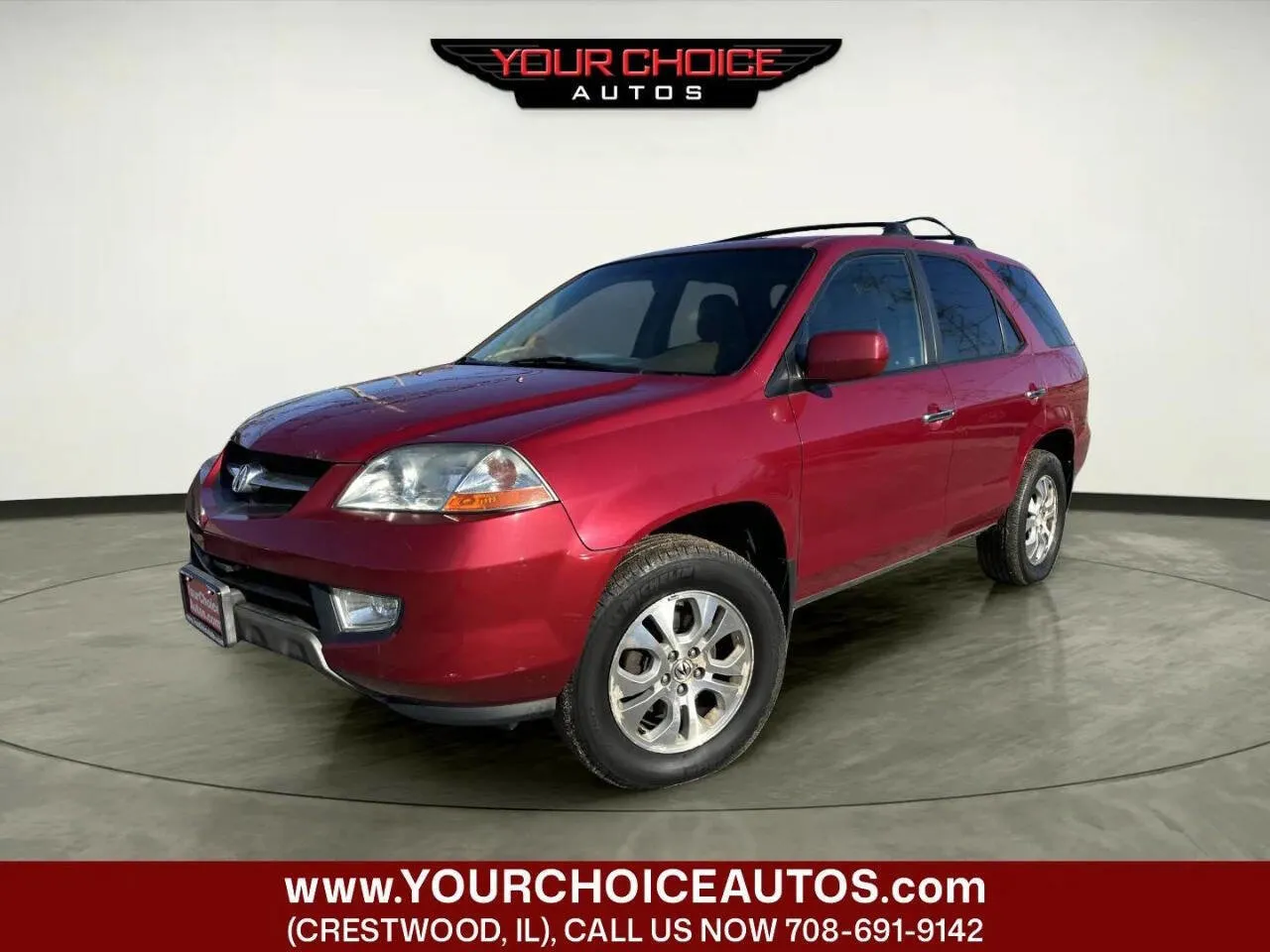 Red 2003 Acura MDX Touring Pkg for sale in Crestwood, IL