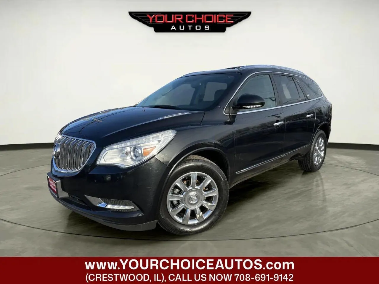 Black 2015 Buick Enclave Leather for sale in Crestwood, IL