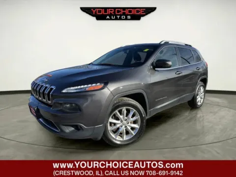 Gray 2015 Jeep Cherokee Limited for sale in Crestwood, IL