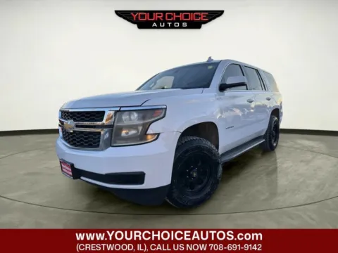 White 2017 Chevrolet Tahoe Commercial for sale in Crestwood, IL