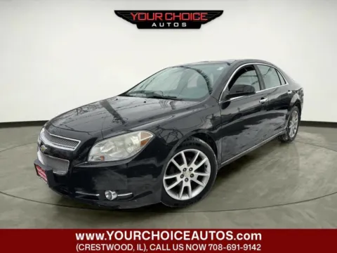 Black 2010 Chevrolet Malibu LTZ for sale in Crestwood, IL