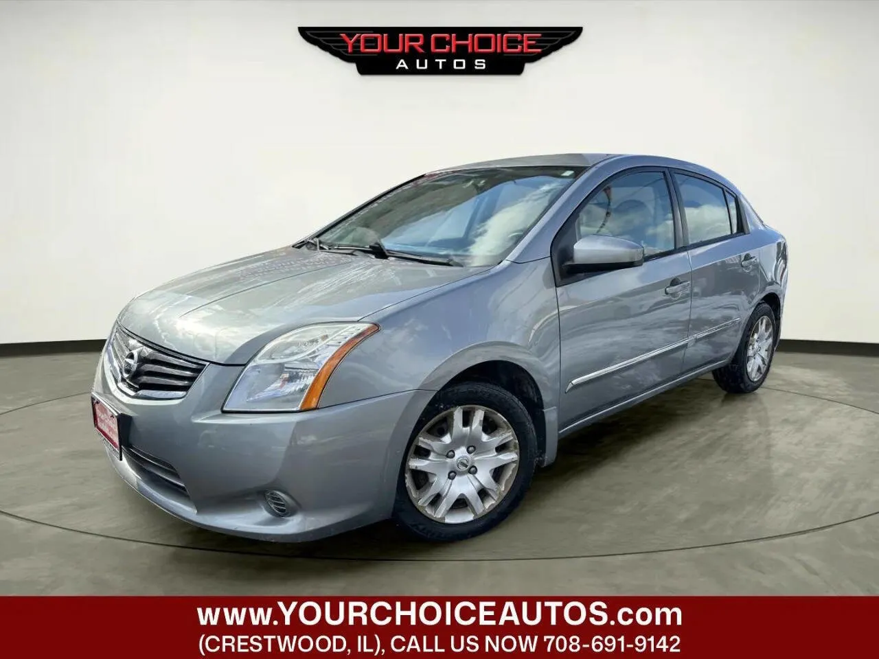 Gray 2012 Nissan Sentra 2.0 S for sale in Crestwood, IL