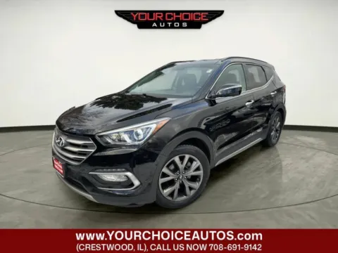 Black 2017 Hyundai Santa Fe Sport 2.0T Ultimate for sale in Crestwood, IL
