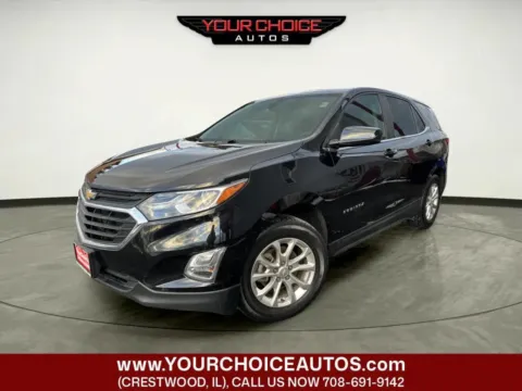 Black 2021 Chevrolet Equinox LT for sale in Crestwood, IL