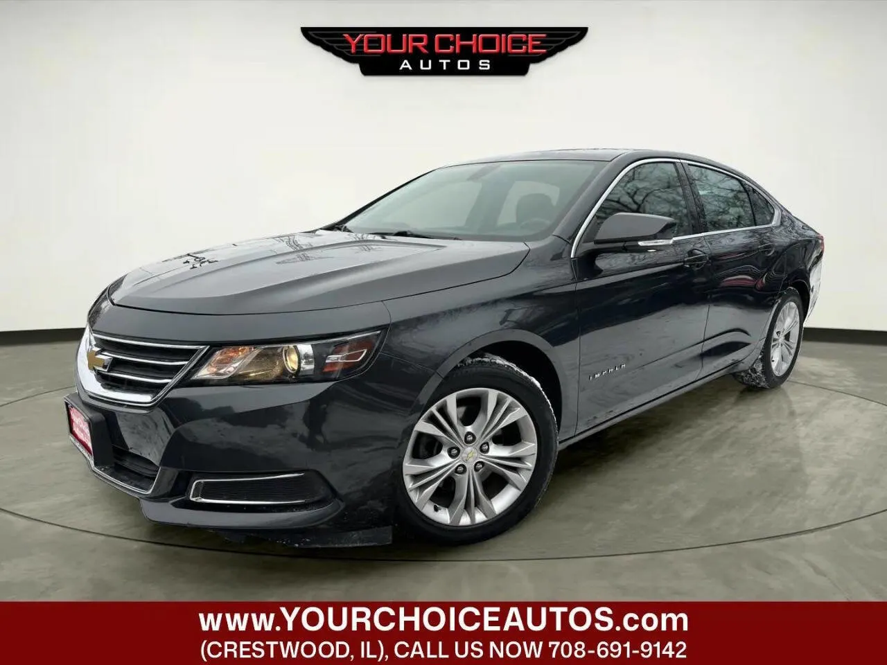 Gray 2015 Chevrolet Impala LT for sale in Crestwood, IL