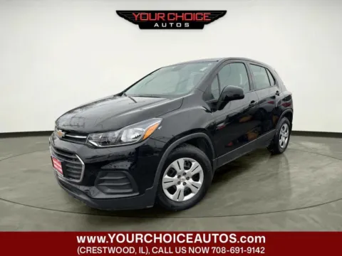 Black 2017 Chevrolet Trax LS for sale in Crestwood, IL