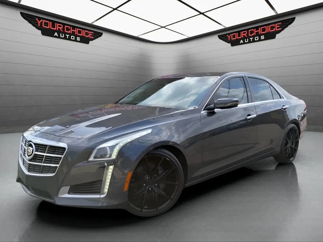 Gray 2014 Cadillac CTS Sedan Luxury RWD for sale in Crestwood, IL