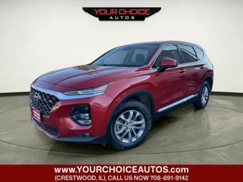 Red 2019 Hyundai Santa Fe SEL for sale in Crestwood, IL