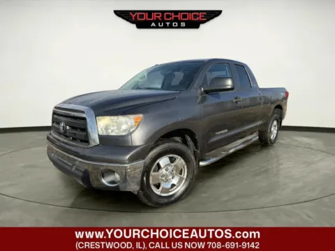 Gray 2012 Toyota Tundra 4WD Truck Grade 4x4 4dr Double Cab Pickup SB (4.6L V8) for sale in Crestwood, IL