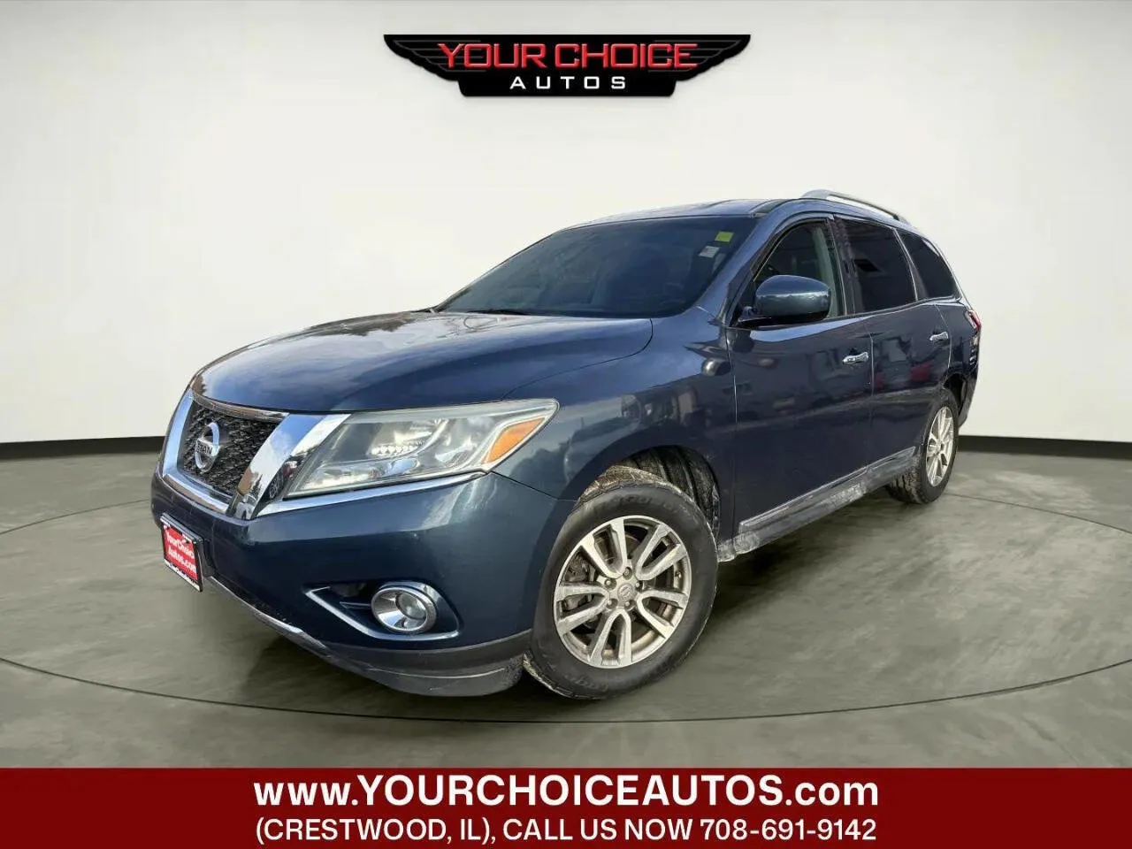 Blue 2013 Nissan Pathfinder SL for sale in Crestwood, IL