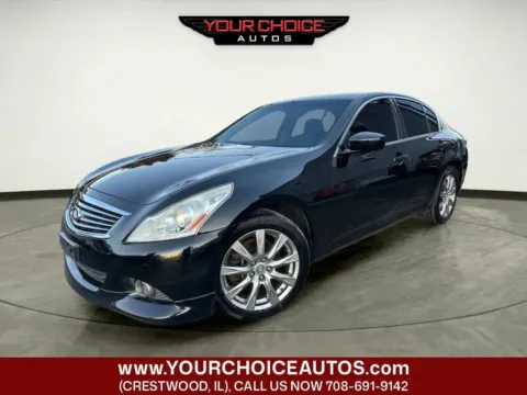 Black 2011 INFINITI G37 Sedan x Sport Appearance Edition for sale in Crestwood, IL