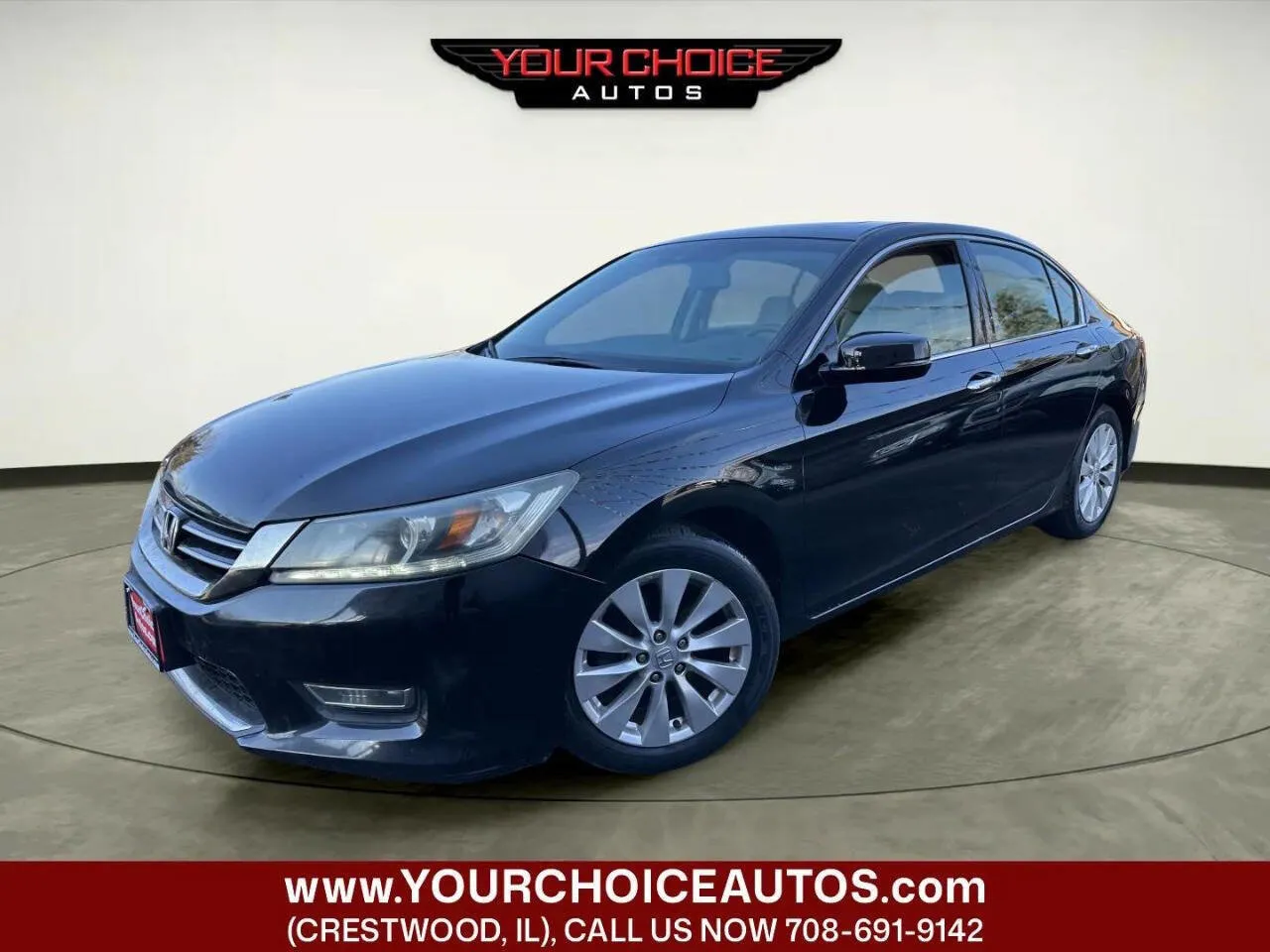 Black 2013 Honda Accord Sdn EX-L for sale in Crestwood, IL