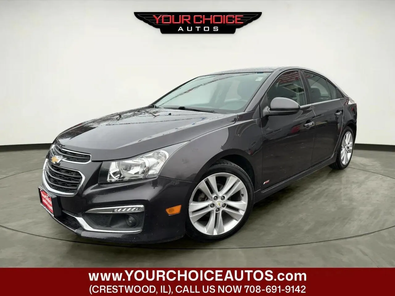 Gray 2015 Chevrolet Cruze LTZ for sale in Crestwood, IL