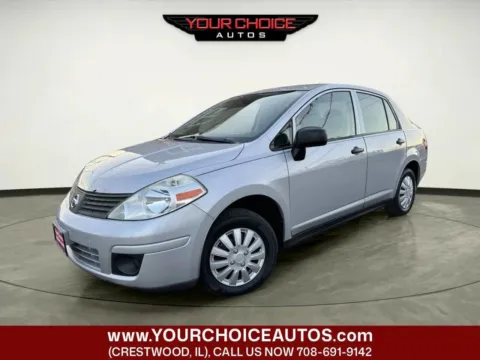 Silver 2010 Nissan Versa 1.6 for sale in Crestwood, IL