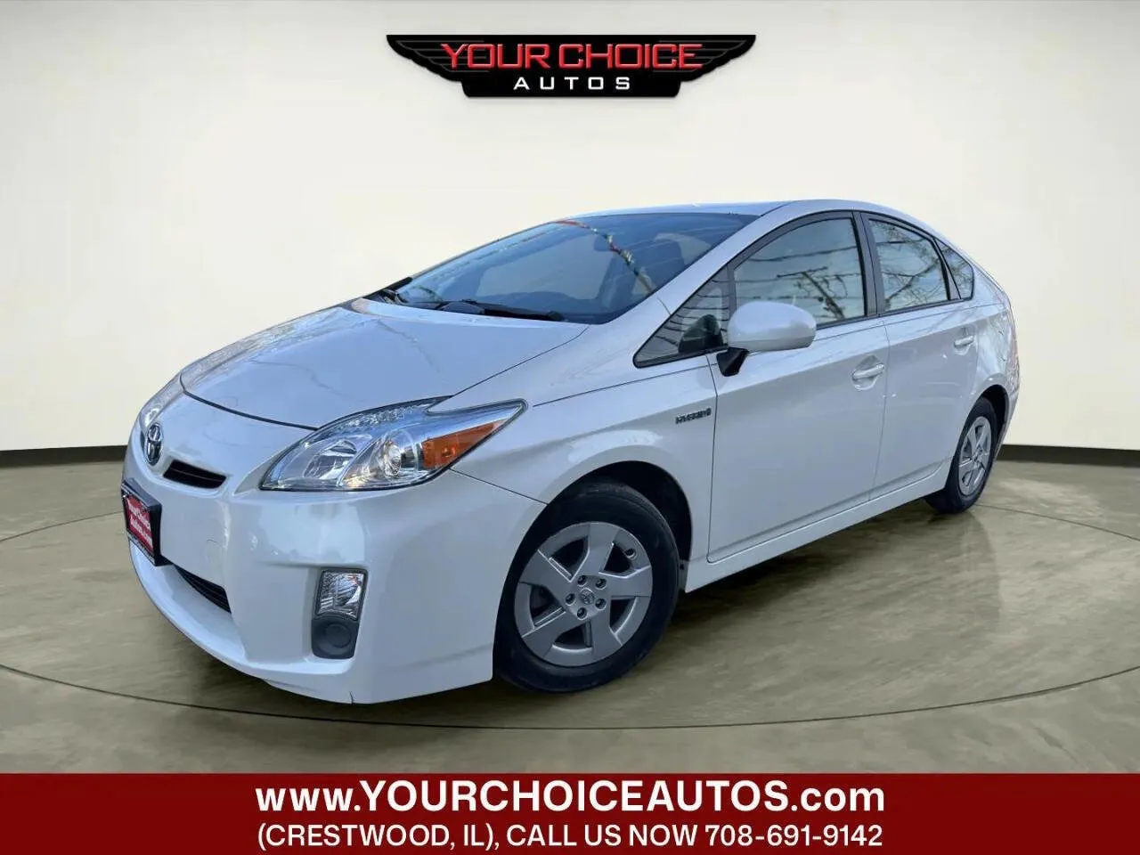 White 2010 Toyota Prius II 4dr Hatchback for sale in Crestwood, IL