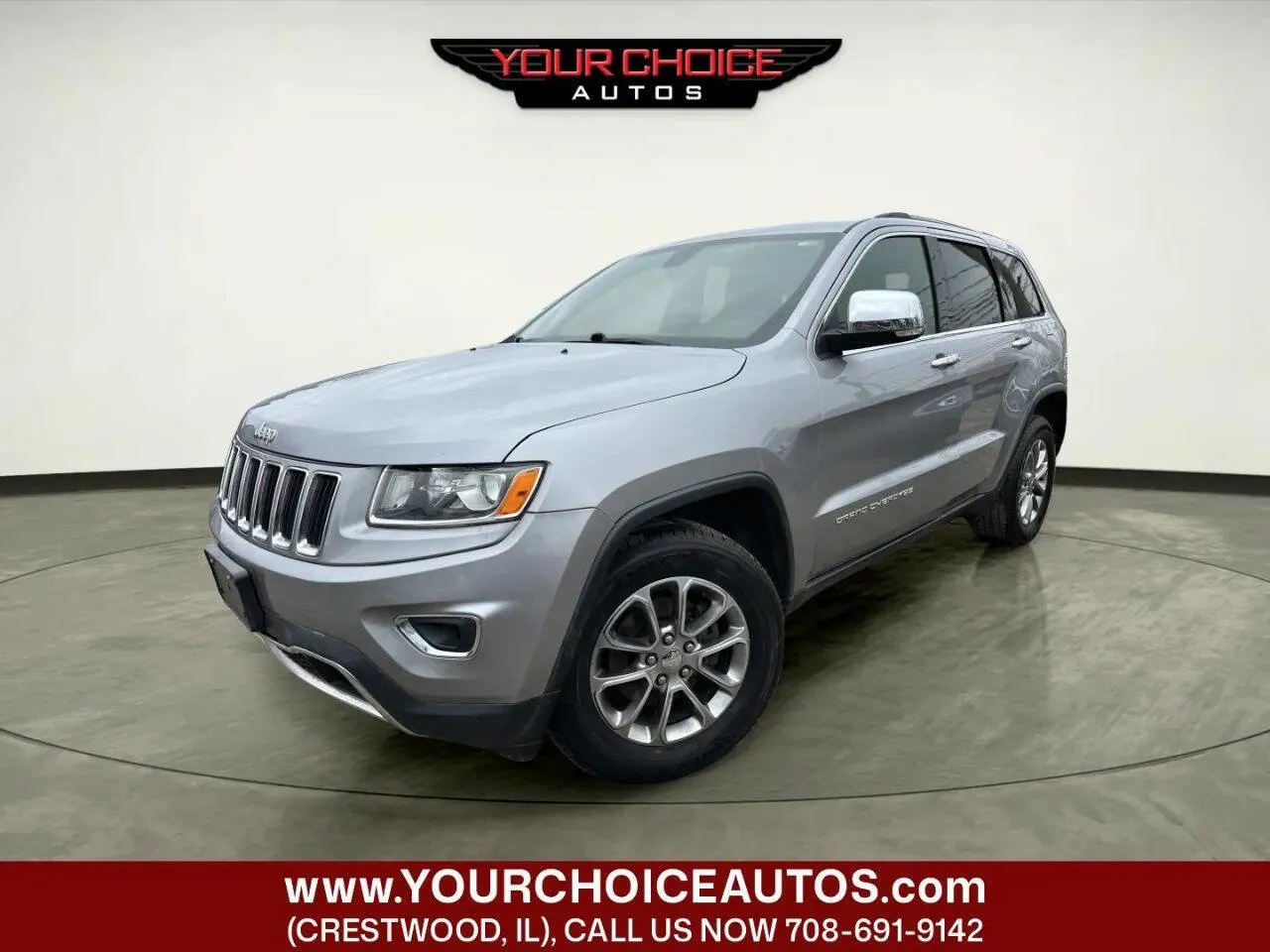 Silver 2016 Jeep Grand Cherokee Limited for sale in Crestwood, IL