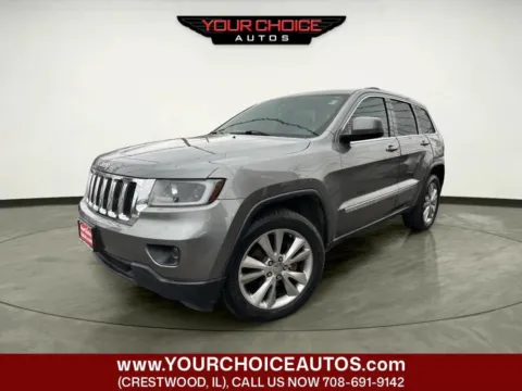 Gray 2012 Jeep Grand Cherokee Laredo for sale in Crestwood, IL