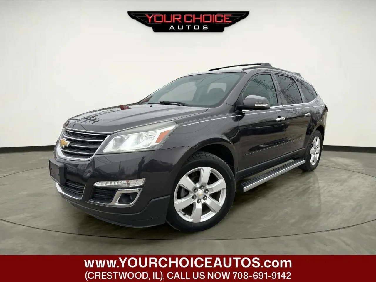 Gray 2017 Chevrolet Traverse LT for sale in Crestwood, IL