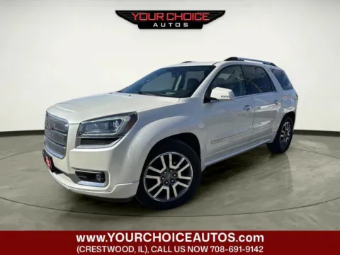 White 2013 GMC Acadia Denali for sale in Crestwood, IL