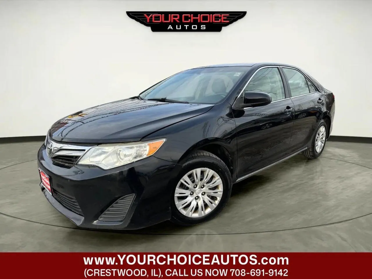 Black 2012 Toyota Camry LE 4dr Sedan for sale in Crestwood, IL