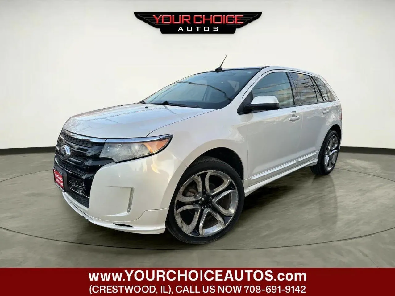 White 2013 Ford Edge Sport for sale in Crestwood, IL