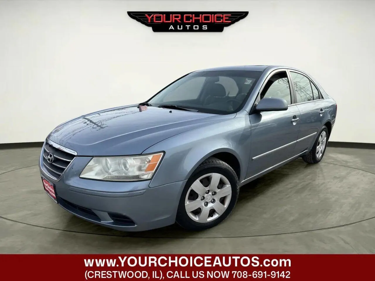 Silver 2009 Hyundai Sonata GLS for sale in Crestwood, IL