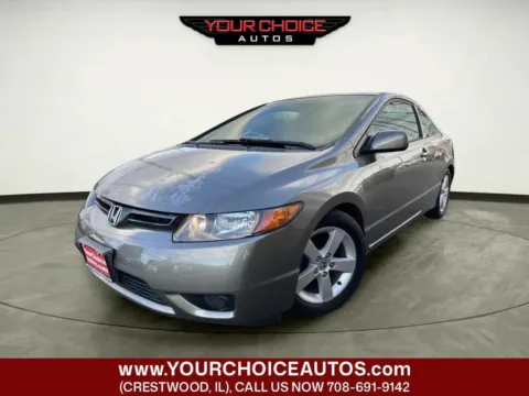 Gray 2006 Honda Civic Cpe EX w/Navi 2dr Coupe (1.8L I4 5A) for sale in Crestwood, IL