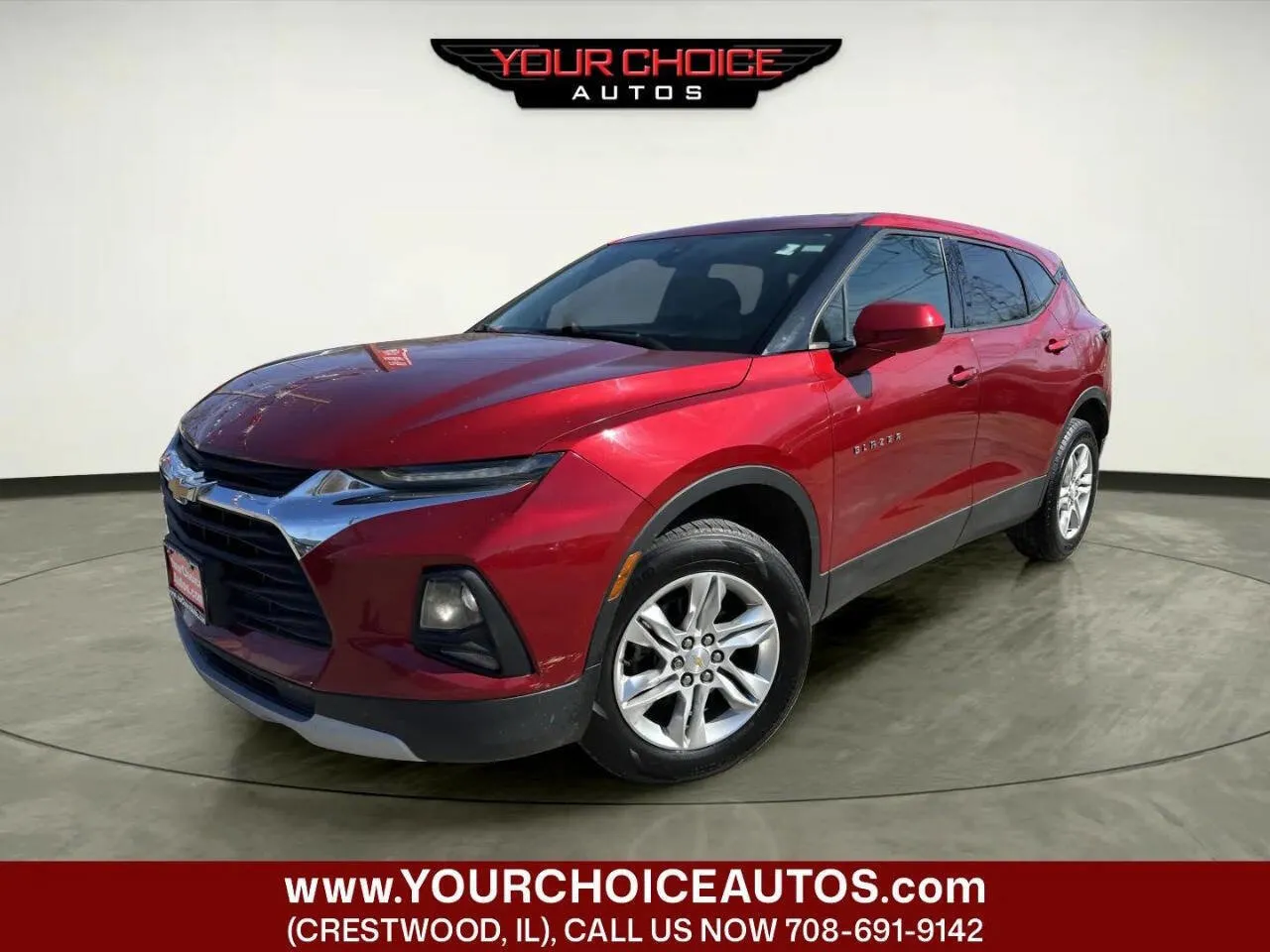 Red 2021 Chevrolet Blazer LT for sale in Crestwood, IL