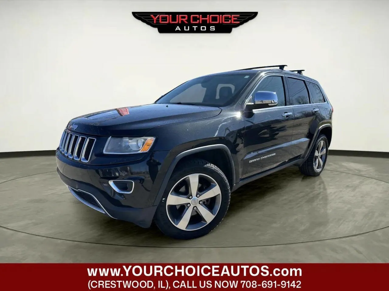 Black 2016 Jeep Grand Cherokee Limited for sale in Crestwood, IL