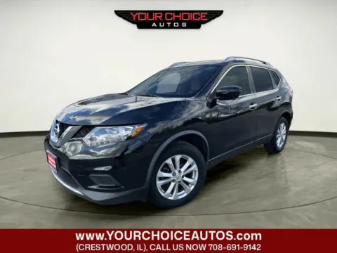 Black 2016 Nissan Rogue SV for sale in Crestwood, IL