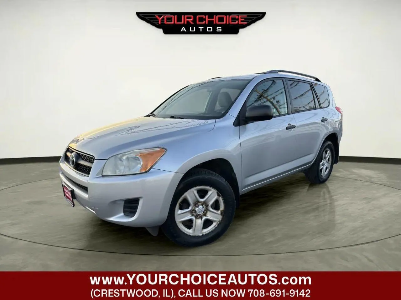 Silver 2011 Toyota RAV4 Base 4x4 4dr SUV for sale in Crestwood, IL