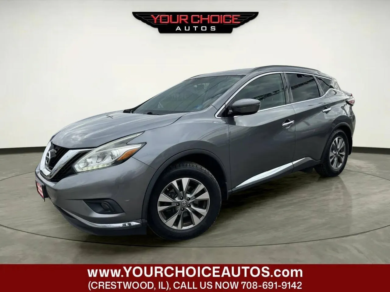 Gray 2015 Nissan Murano SV for sale in Crestwood, IL