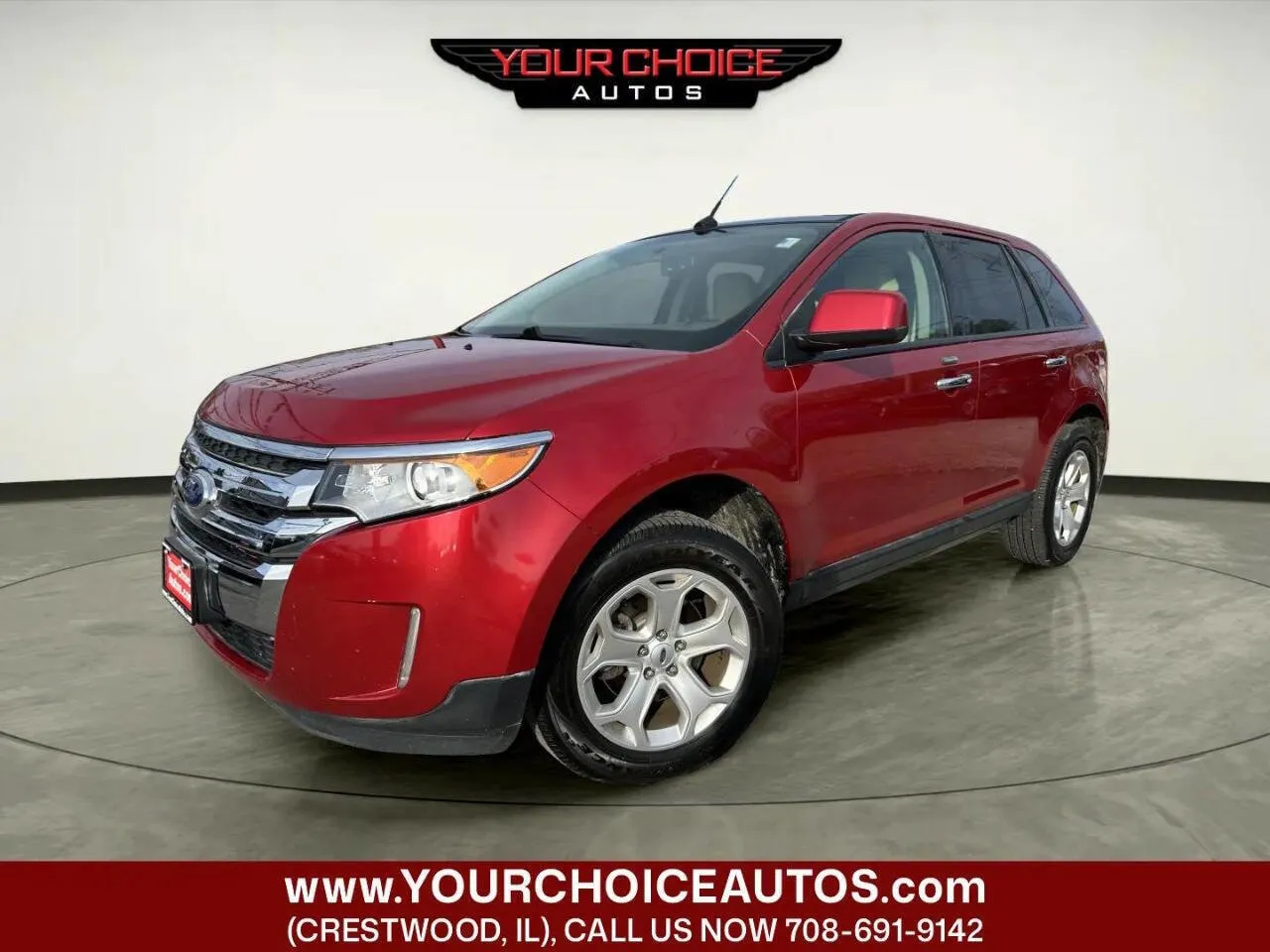 Red 2011 Ford Edge SEL for sale in Crestwood, IL