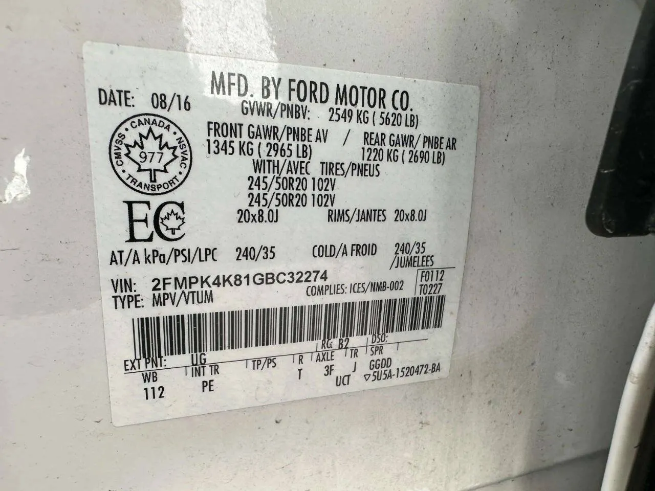 2016 Ford Edge Titanium - Photo 37