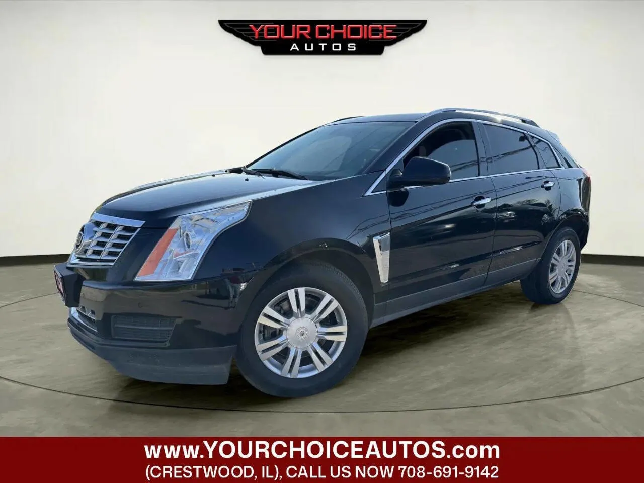 Black 2016 Cadillac SRX Luxury Collection for sale in Crestwood, IL