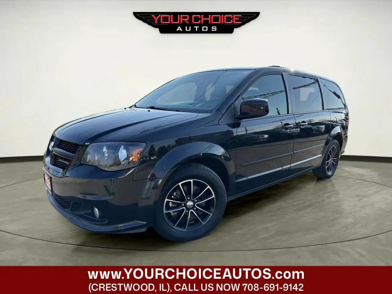 Black 2017 Dodge Grand Caravan GT for sale in Crestwood, IL