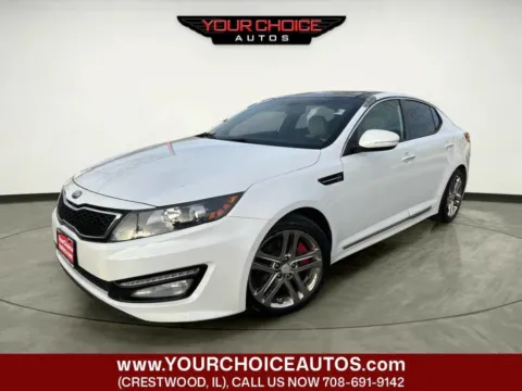 White 2013 Kia Optima SX w/Limited Pkg for sale in Crestwood, IL